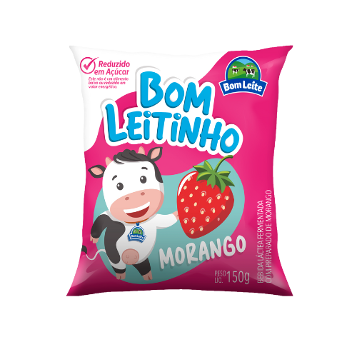 Bebida Láctea Morango 150g BomLeitinho