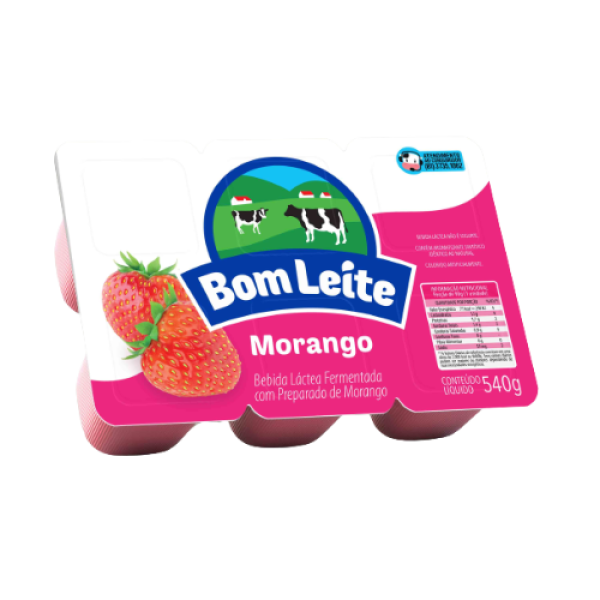 Bebida Láctea Bandeja Morango 540g